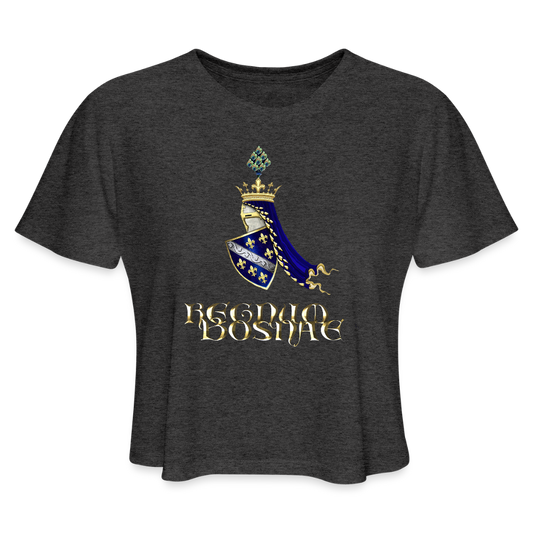 Bosnae. | Kratka zenska majica - deep heather