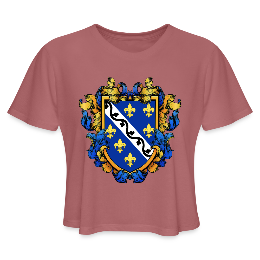 Kraljevina Bosna | Kratka zenska majica - mauve