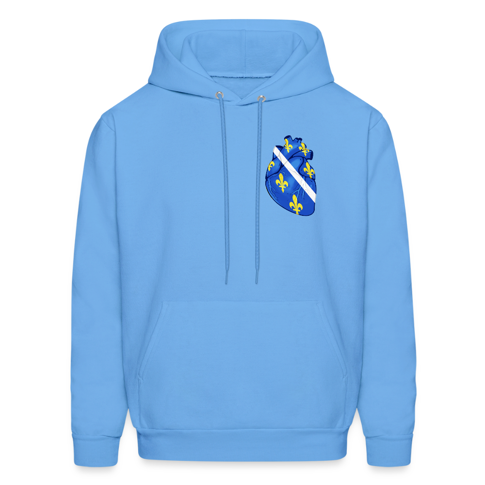 Srce puno ljiljanaj | Premium Duks - carolina blue