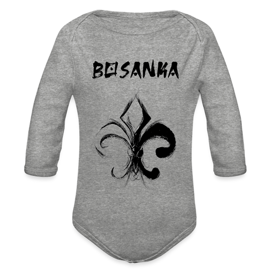 Bosanka | Bodi dugi rukav - heather grey