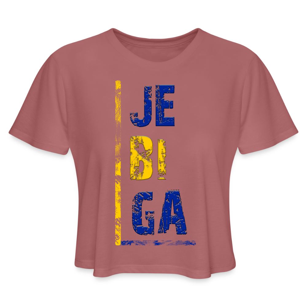 Jebiga | Kratka zenska majica - mauve