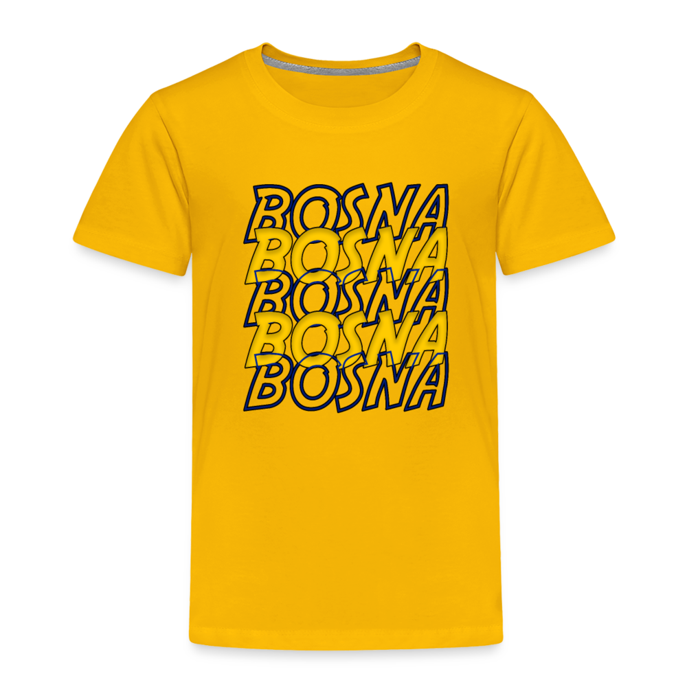 Bosna | Djecija majica - sun yellow
