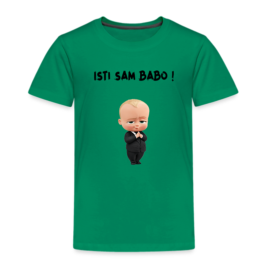 Isti sam babo | Djecija majica - kelly green