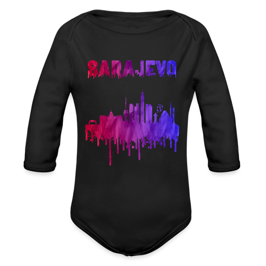 Sarajevo | Bodi dugi rukav - black