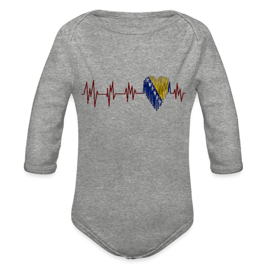 Krv Bosanksa | Bodi dugi rukav - heather grey