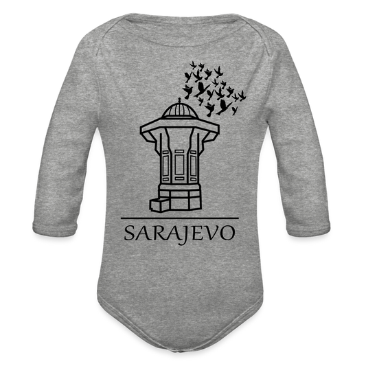 Sarajevo | Bodi dugi rukav - heather grey