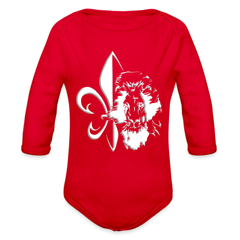 Ljiljan-lav | Bodi dugi rukav - red