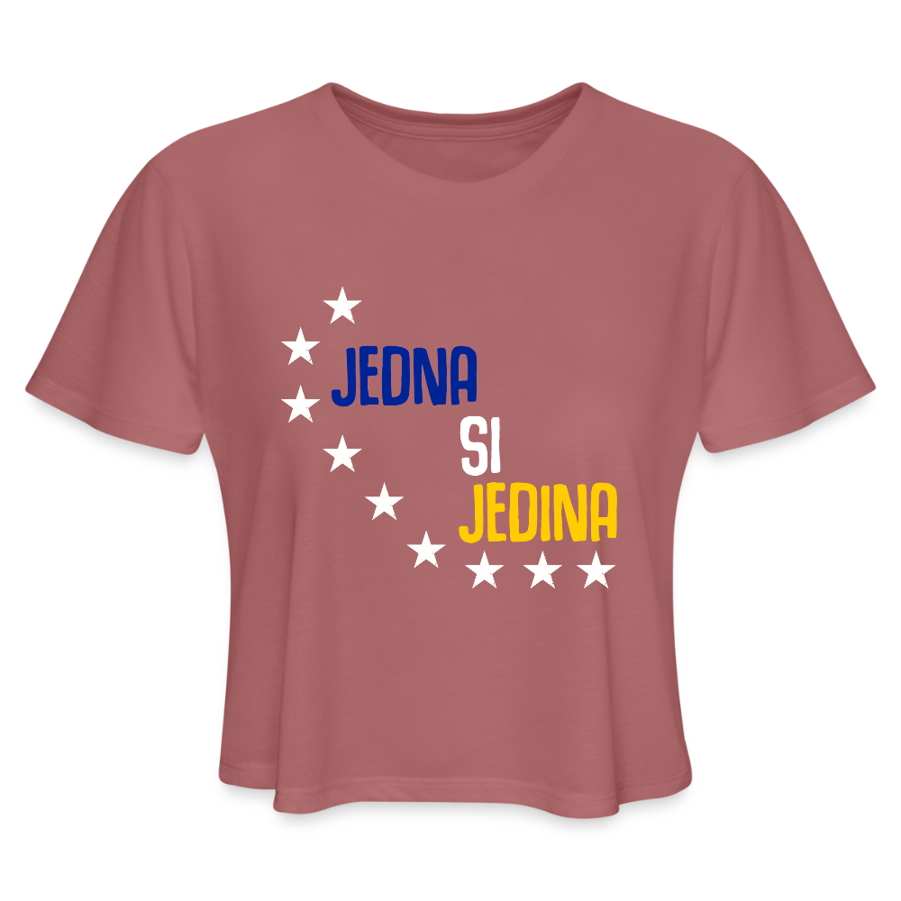 Jedna si Jedina | Kratka zenska majica - mauve