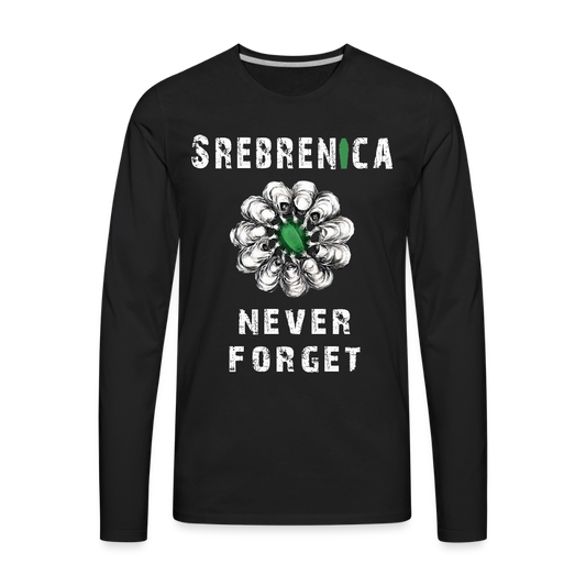 Srebrenica | Majica dugi rukav - black