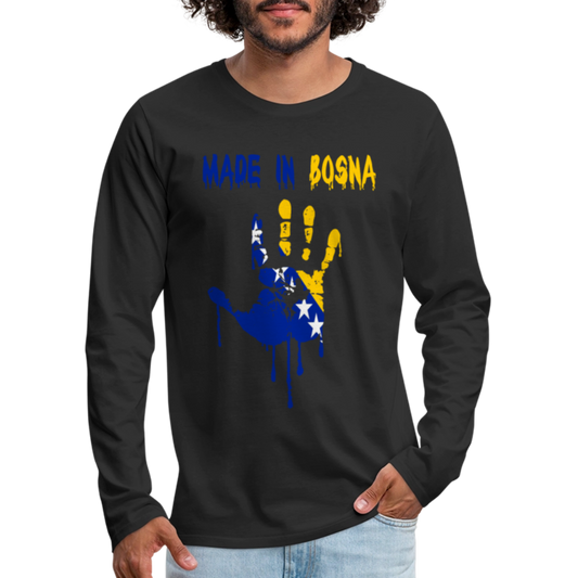 Made in Bosna | Majica dugi rukav - black