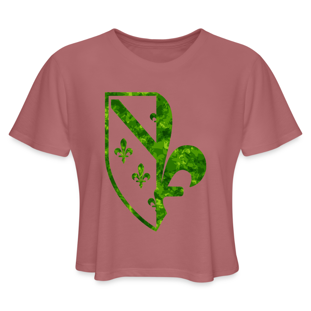 Ljiljani | Kratka zenska majica - mauve