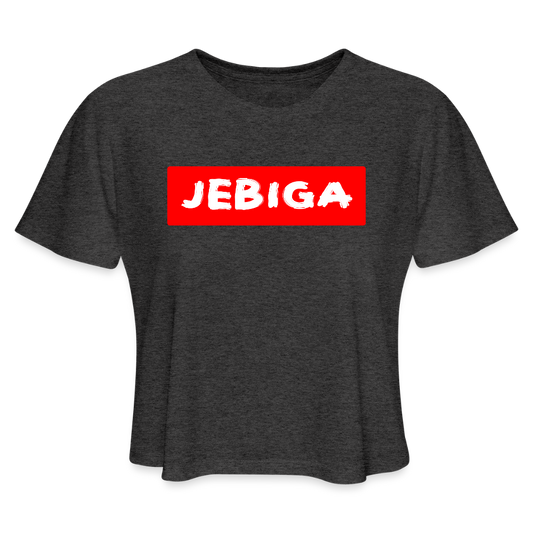 Jebiga | Kratka zenska majica - deep heather