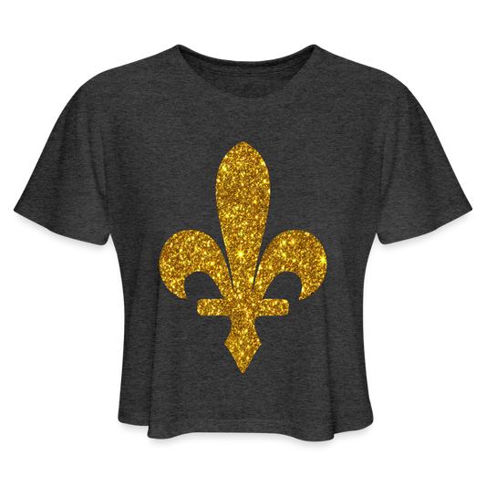 Zlatni ljiljan | Kratka zenska majica - deep heather