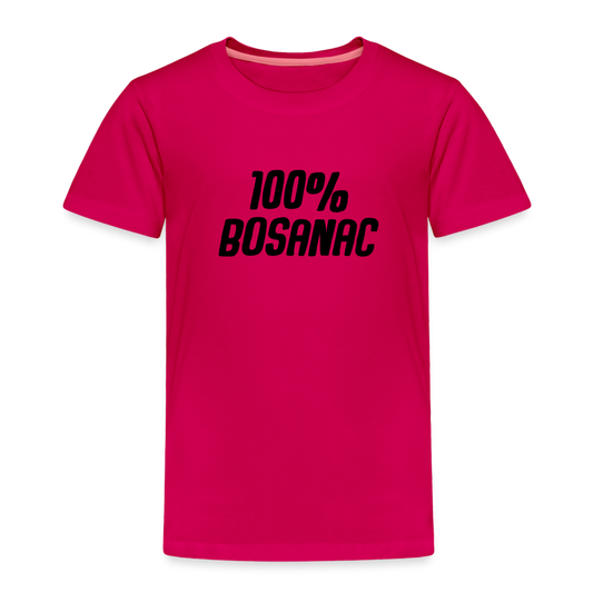 100% Bosanac | Djecija majica - dark pink