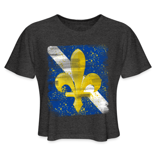 Ljiljan | Kratka zenska majica - deep heather