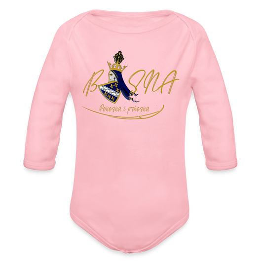 Bosna | Bodi dugi rukav - light pink