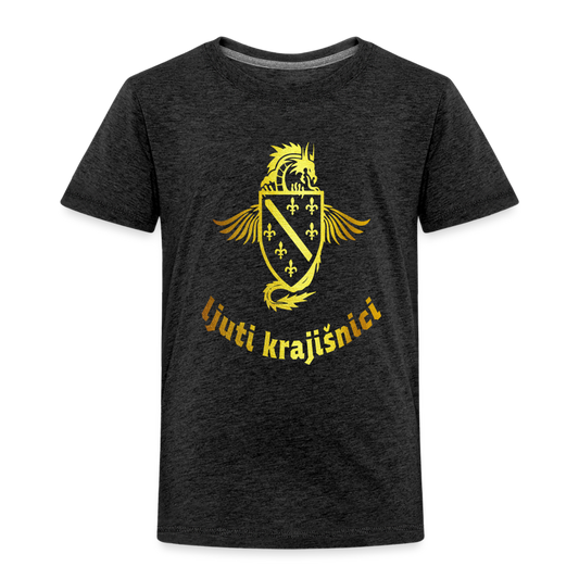 Ljuti krajisnici | Djecija majica - charcoal grey