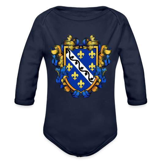 Kraljevina Bosna | Bodi dugi rukav - dark navy