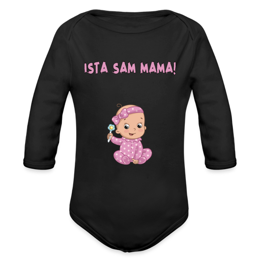 Ista sam mama | Bodi dugi rukav - black