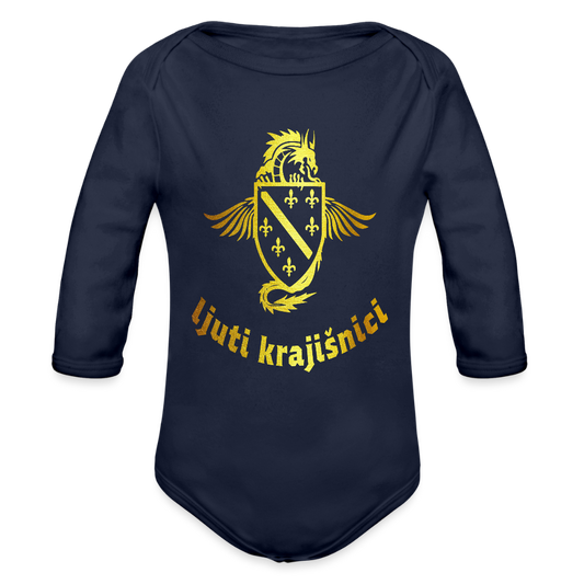 Ljuti krajisnici | Bodi dugi rukav - dark navy