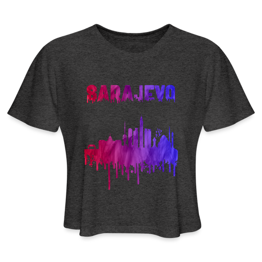 Sarajevo | Kratka zenska majica - deep heather