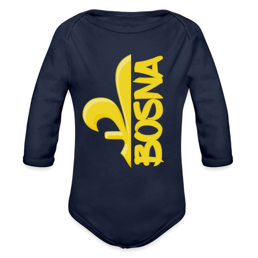 Ljiljan Bosna | Bodi dugi rukav - dark navy