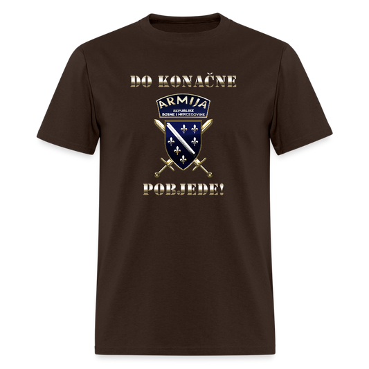 Do Konačme Pobjde | Majica Kratki Rukav - brown