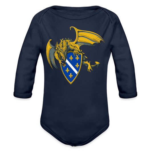 Zmaj Bosne | Bodi dugi rukav - dark navy