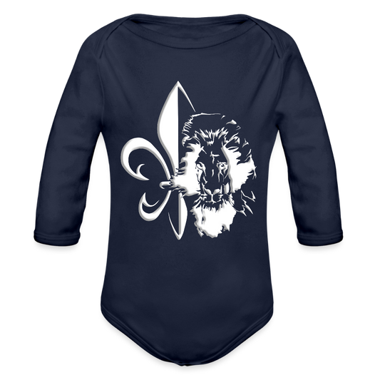 Ljiljan-lav | Bodi dugi rukav - dark navy