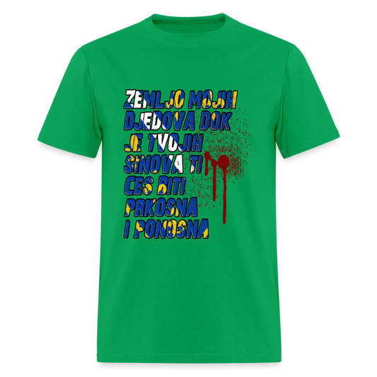 Zemljo mojih djedova | Majica kratki rukav - bright green