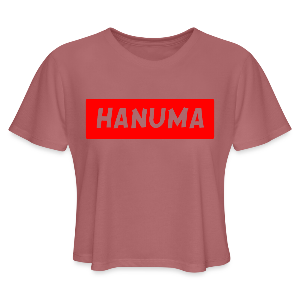 Hanuma | Kratka zenska majica - mauve