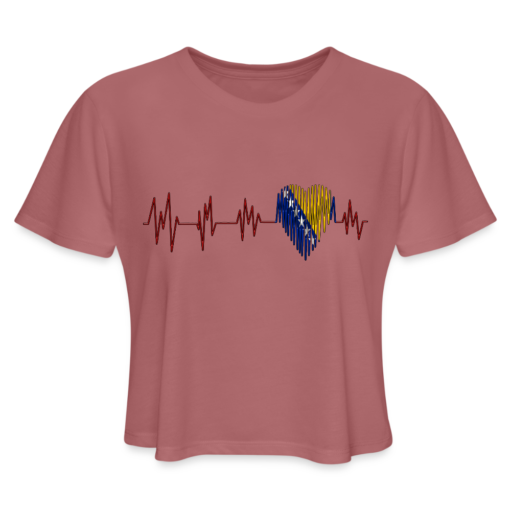 Puls Bosanski | Kratka zenska majica - mauve