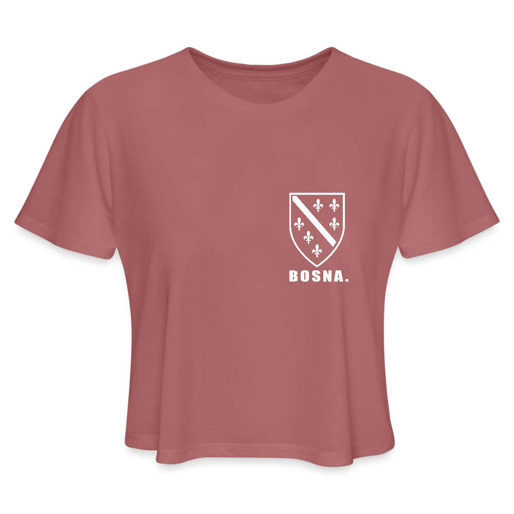 Bosna | Kratka zenska majica - mauve