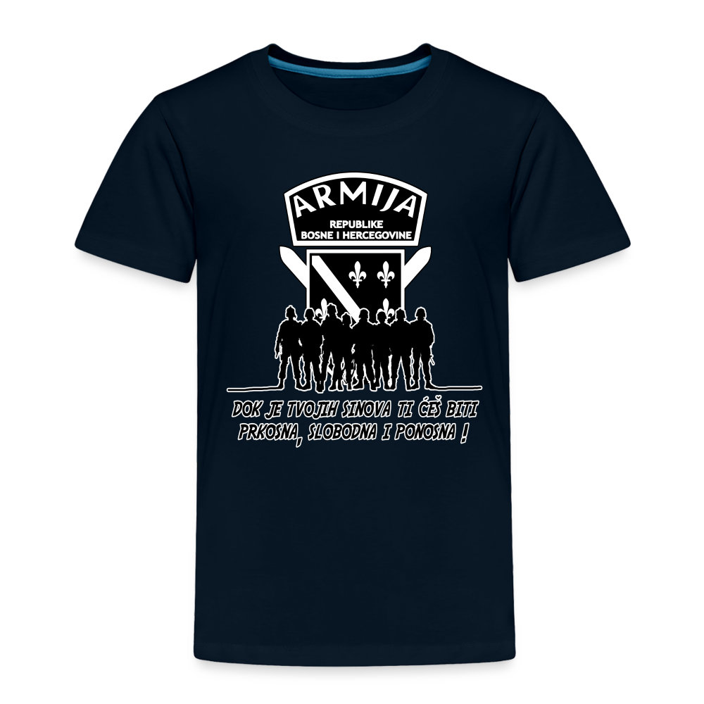 Armija BiH | Djecija majica - deep navy