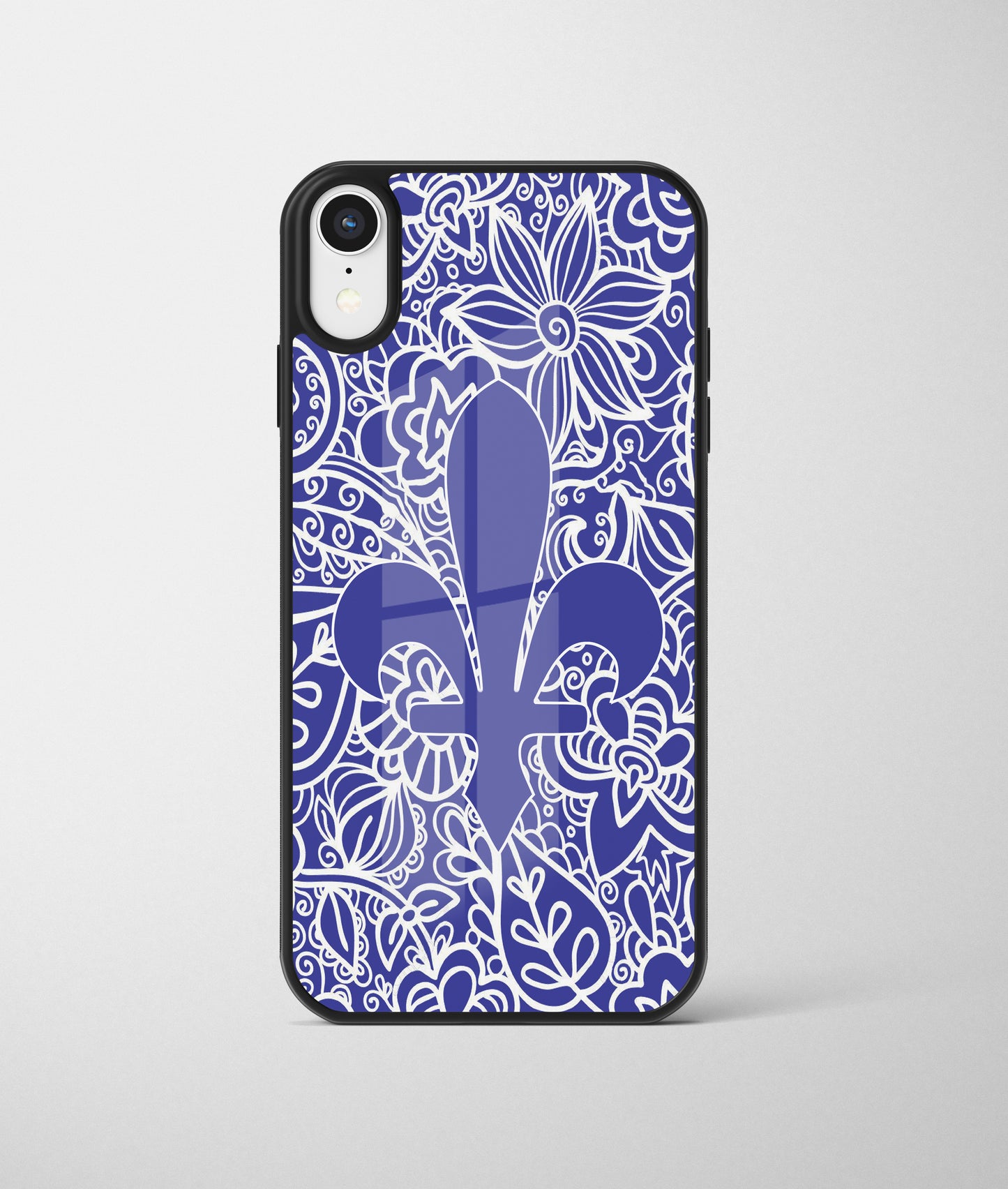 Plavi Ljiljan | Premium Staklena Maskica sa motivom ljiljana – patriotski simbol Bosne i Hercegovine