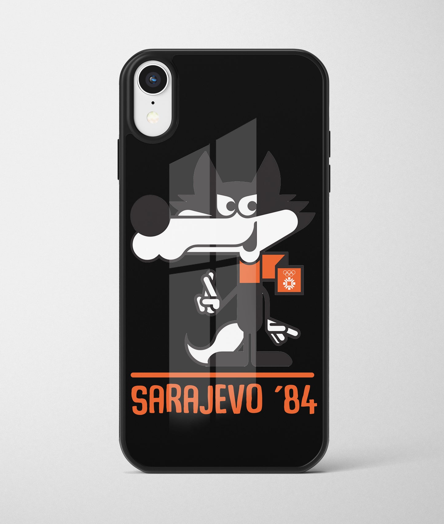 Vucko | Premium Staklena Maskica sa motivom ljiljana – patriotski simbol Bosne i Hercegovine