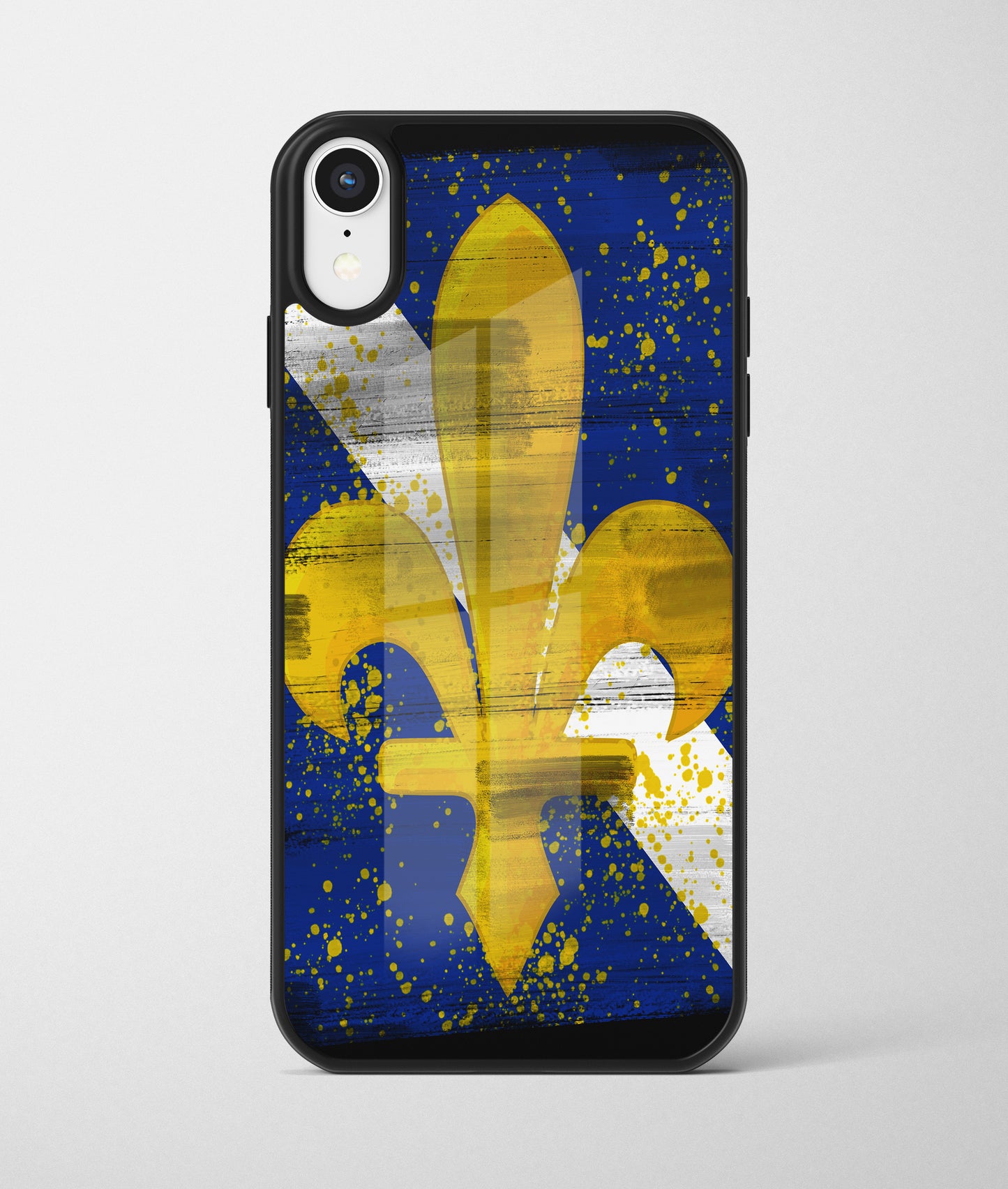 Zlatni Ljiljan | Premium Staklena Maskica sa motivom ljiljana – patriotski simbol Bosne i Hercegovine