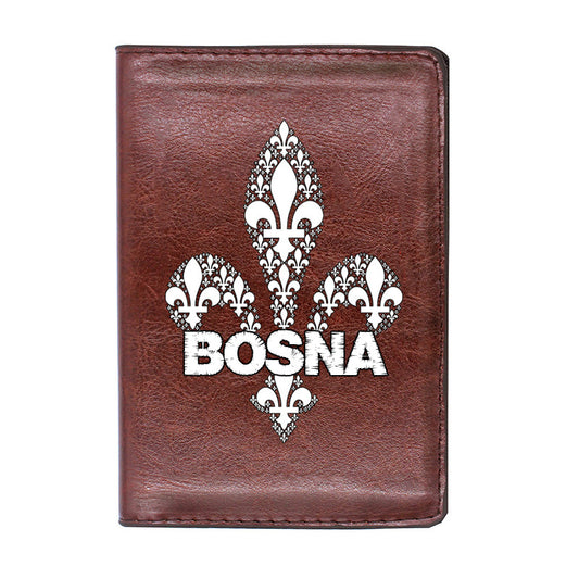 LJiljani u ljiljanu | Futrola za pasoš sa motivom ljiljana š€“ patriotski simbol Bosne i Hercegovine
