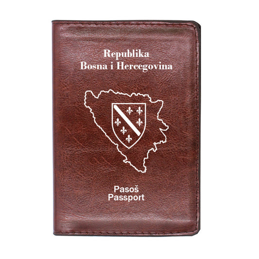 RBiH Passport | Futrola za pasoš sa motivom ljiljana š€“ patriotski simbol Bosne i Hercegovine