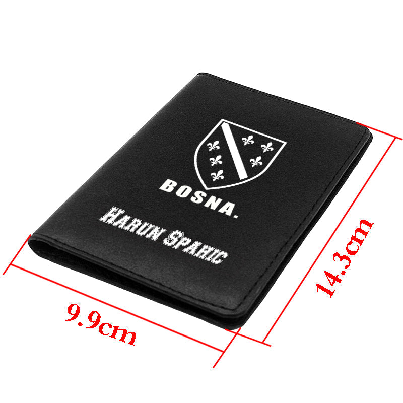 RBiH i vaše ime | Futrola za pasoš sa motivom ljiljana š€“ patriotski simbol Bosne i Hercegovine