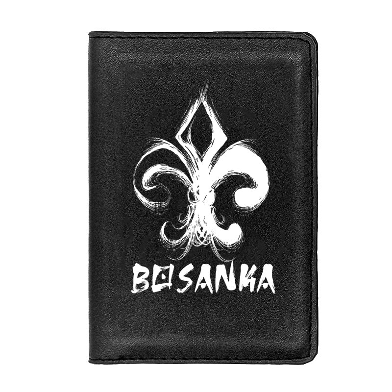 Bosanka | Futrola za pasoš sa motivom ljiljana š€“ patriotski simbol Bosne i Hercegovine