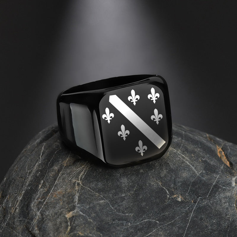 Ljiljani | Prsten sa motivom ljiljana – patriotski simbol Bosne i Hercegovine