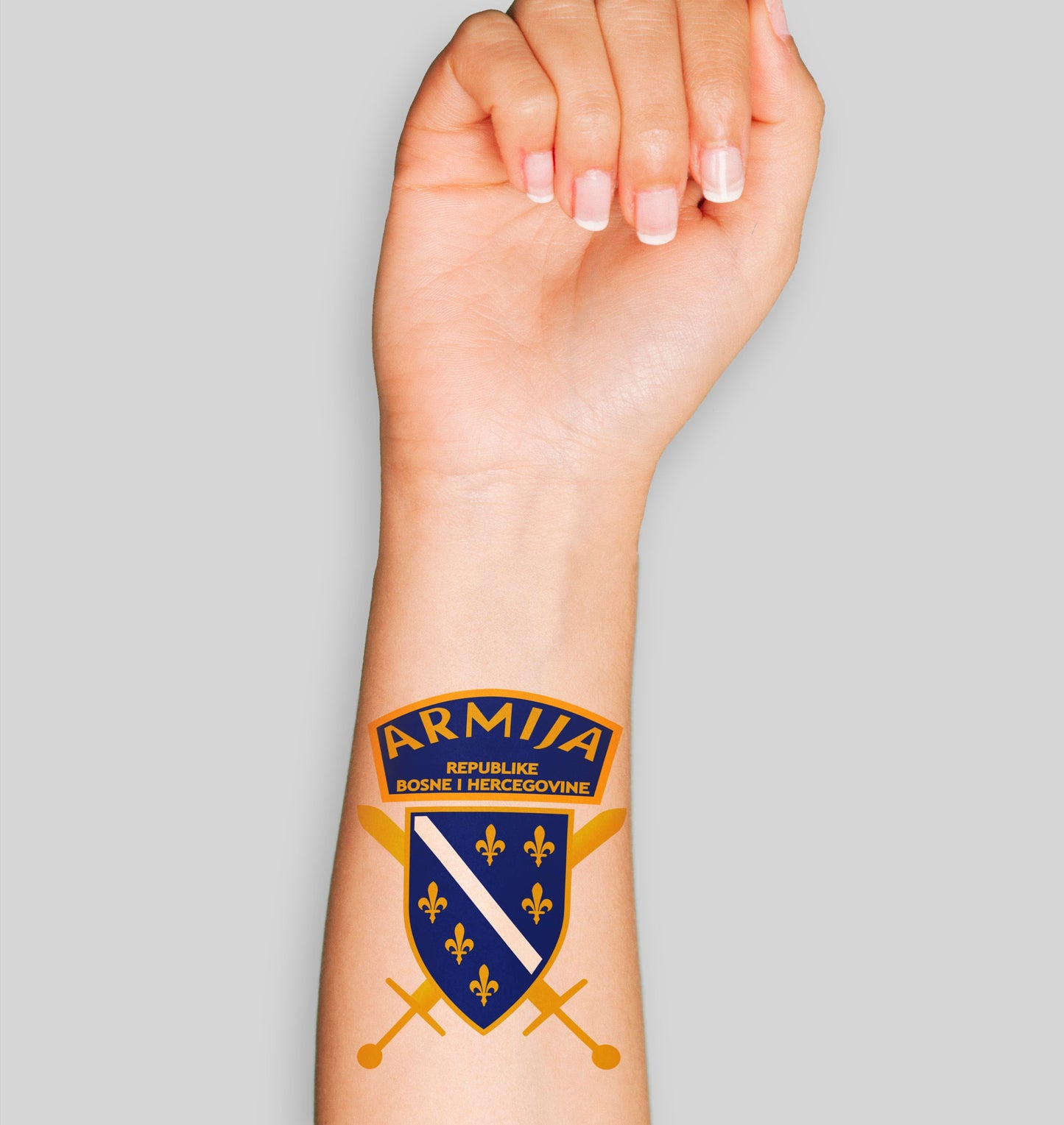 armija rbih | privremena tetovaza – proizvod iz moja bosna shop