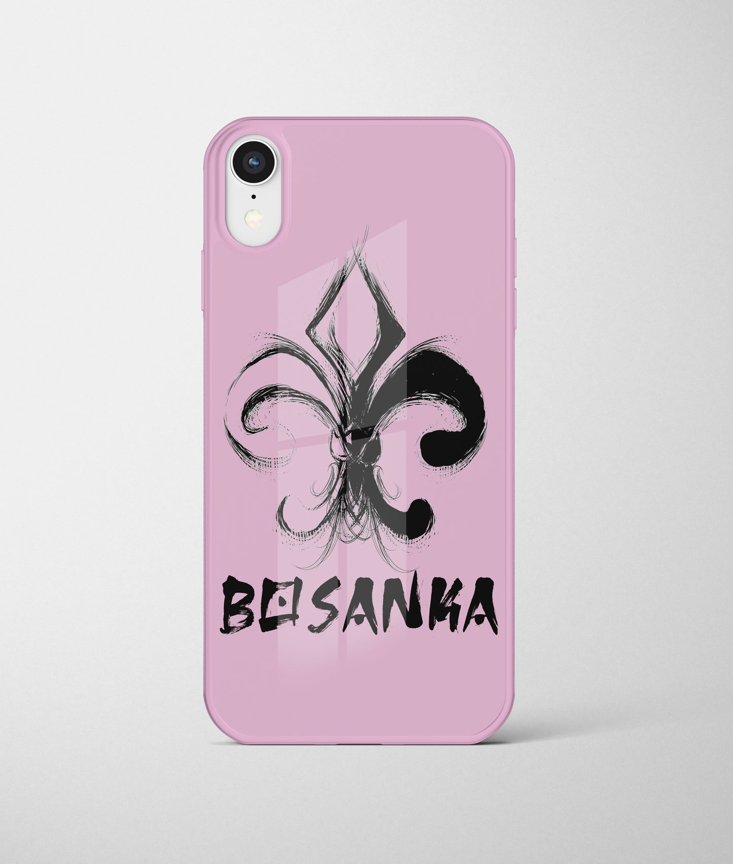 Bosanka | Premium Staklena Maskica sa motivom ljiljana – patriotski simbol Bosne i Hercegovine