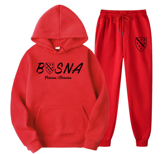 Bosna RBiH | Set Duks i Trenerka sa motivom ljiljana – patriotski simbol Bosne i Hercegovine