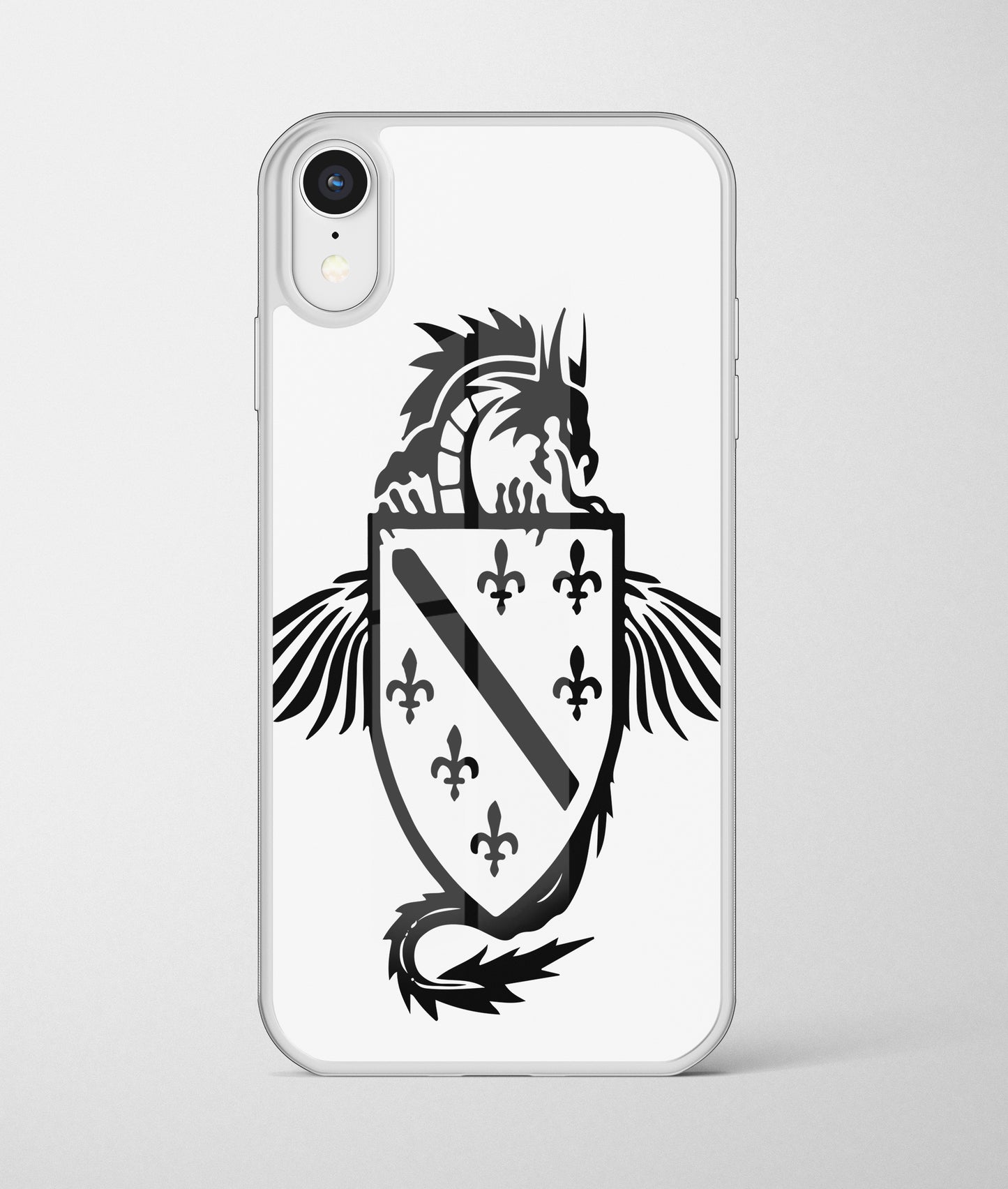 Ljuti Krajisnici | Premium Staklena Maskica sa motivom ljiljana – patriotski simbol Bosne i Hercegovine