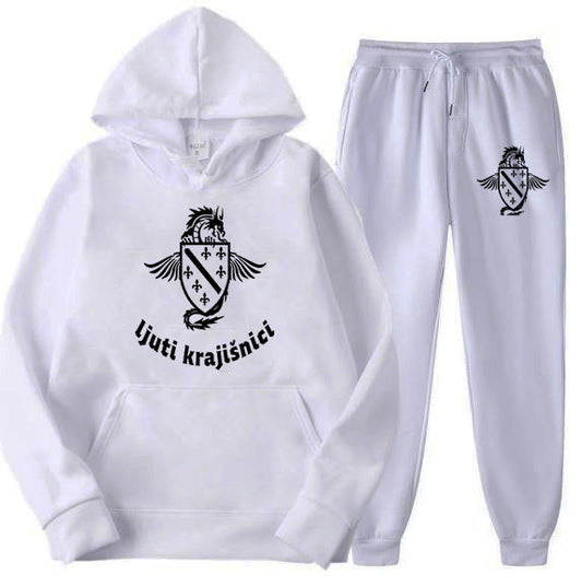 Ljuti kajisnici | Set Duks i Trenerka sa motivom ljiljana – patriotski simbol Bosne i Hercegovine