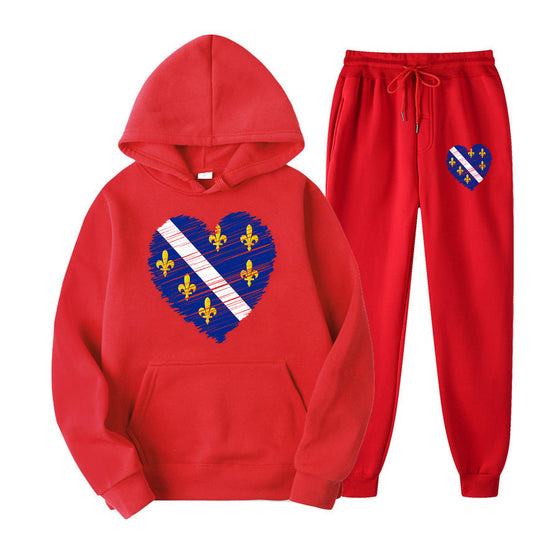 Srce ljiljanovo | Set Duks i Trenerka sa motivom ljiljana – patriotski simbol Bosne i Hercegovine