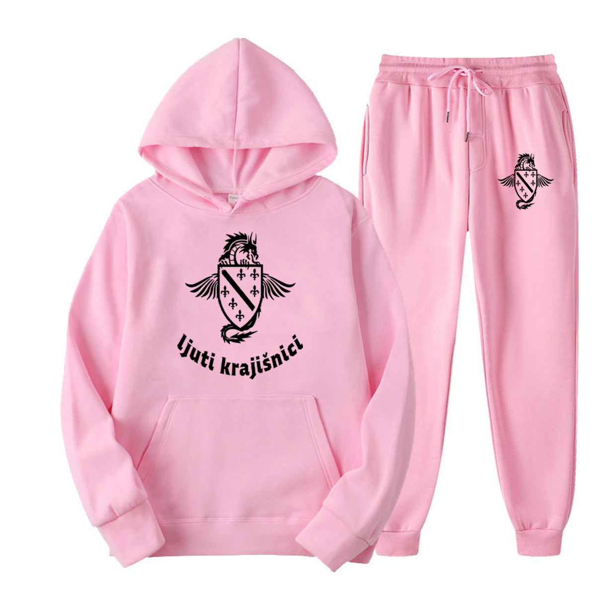 Ljuti kajisnici | Set Duks i Trenerka sa motivom ljiljana – patriotski simbol Bosne i Hercegovine