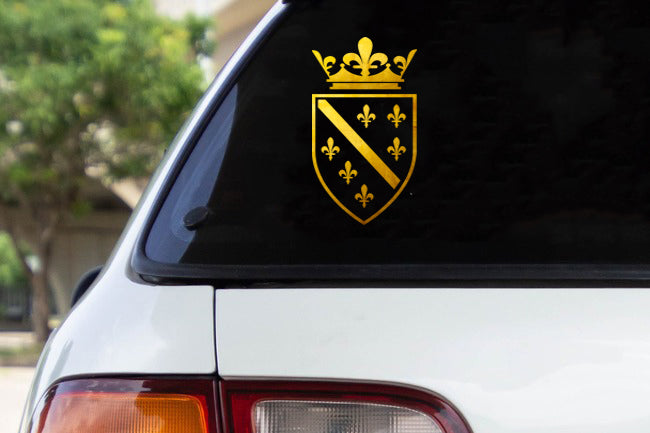 kruna ljiljana | naljepnica u boji €“ stiker naljepnica sa ljiljanima